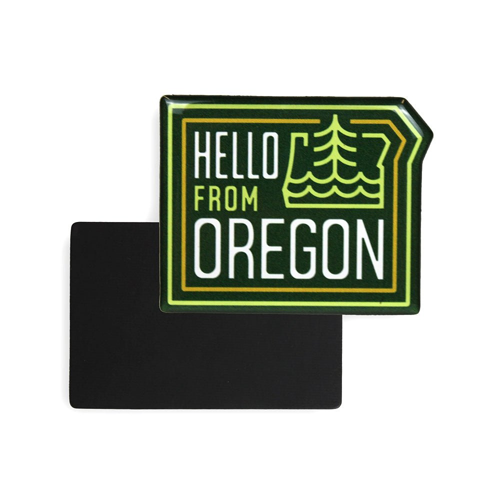 Oregon Badge Magnet - Magnets - Hello From Portland