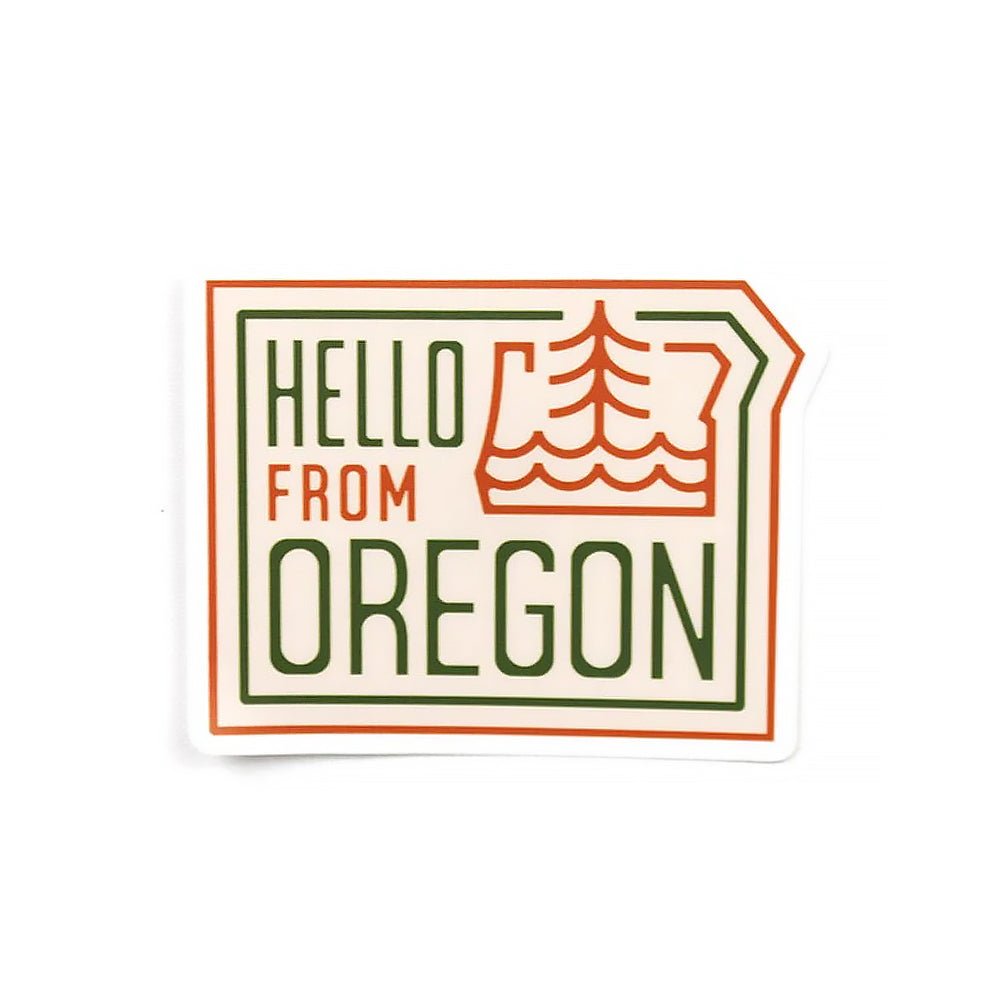 Oregon Badge Sticker | Portland Oregon Souvenirs & Gifts - Hello From ...