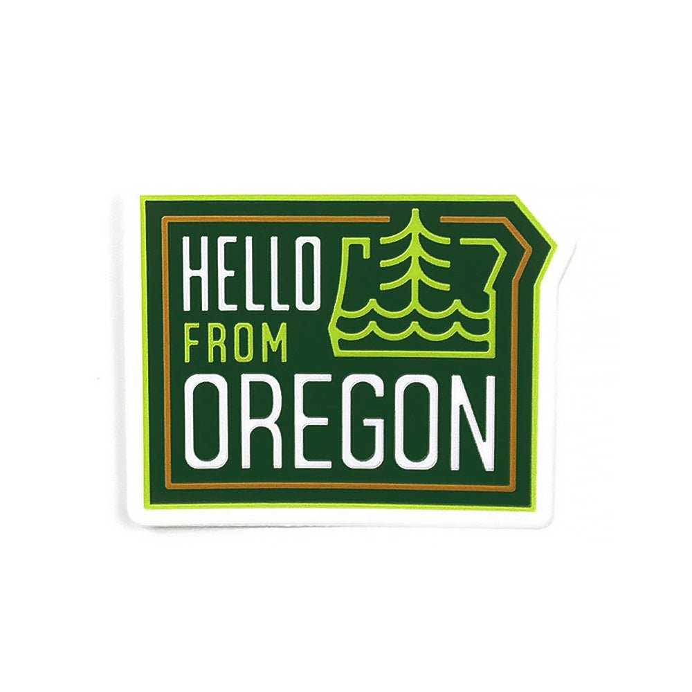 Oregon Badge Sticker - Stickers - Hello From Portland