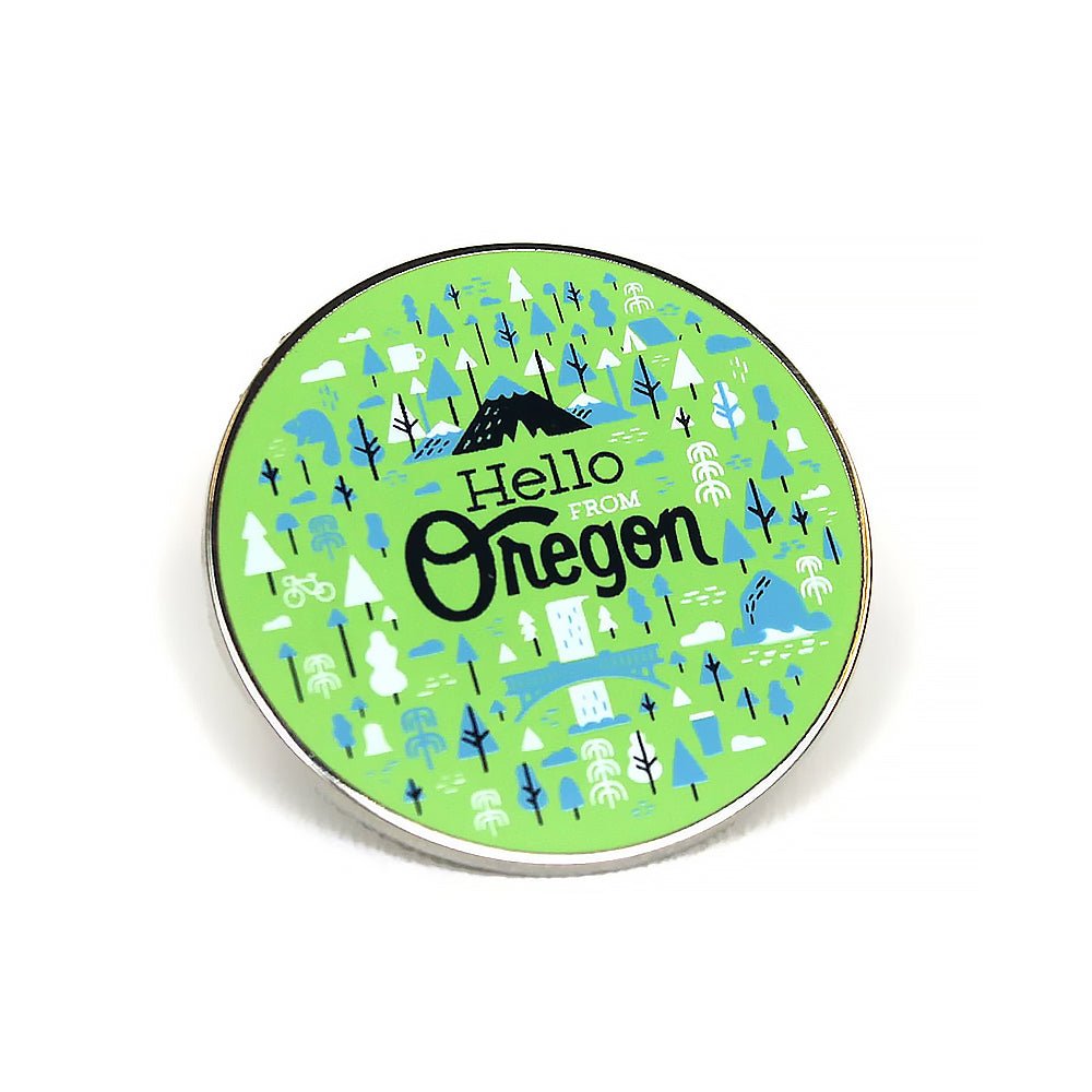 Oregon Burst Pin - Enamel Pins - Hello From Portland