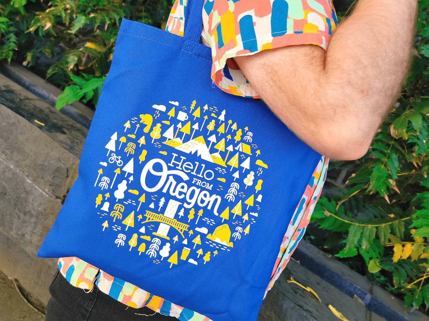 Oregon Burst Tote - Totes - Hello From Portland