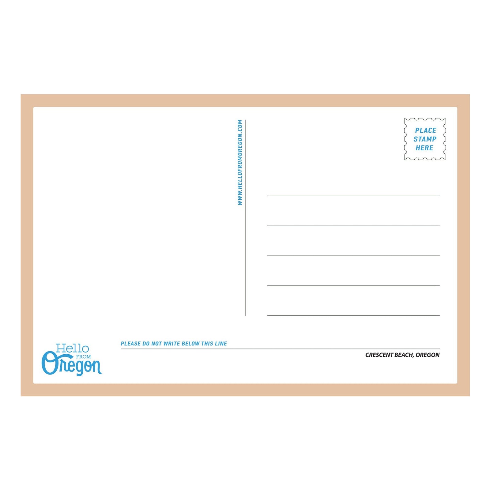 Oregon Coast Old School Postcard - Postcards - Hello From Portland