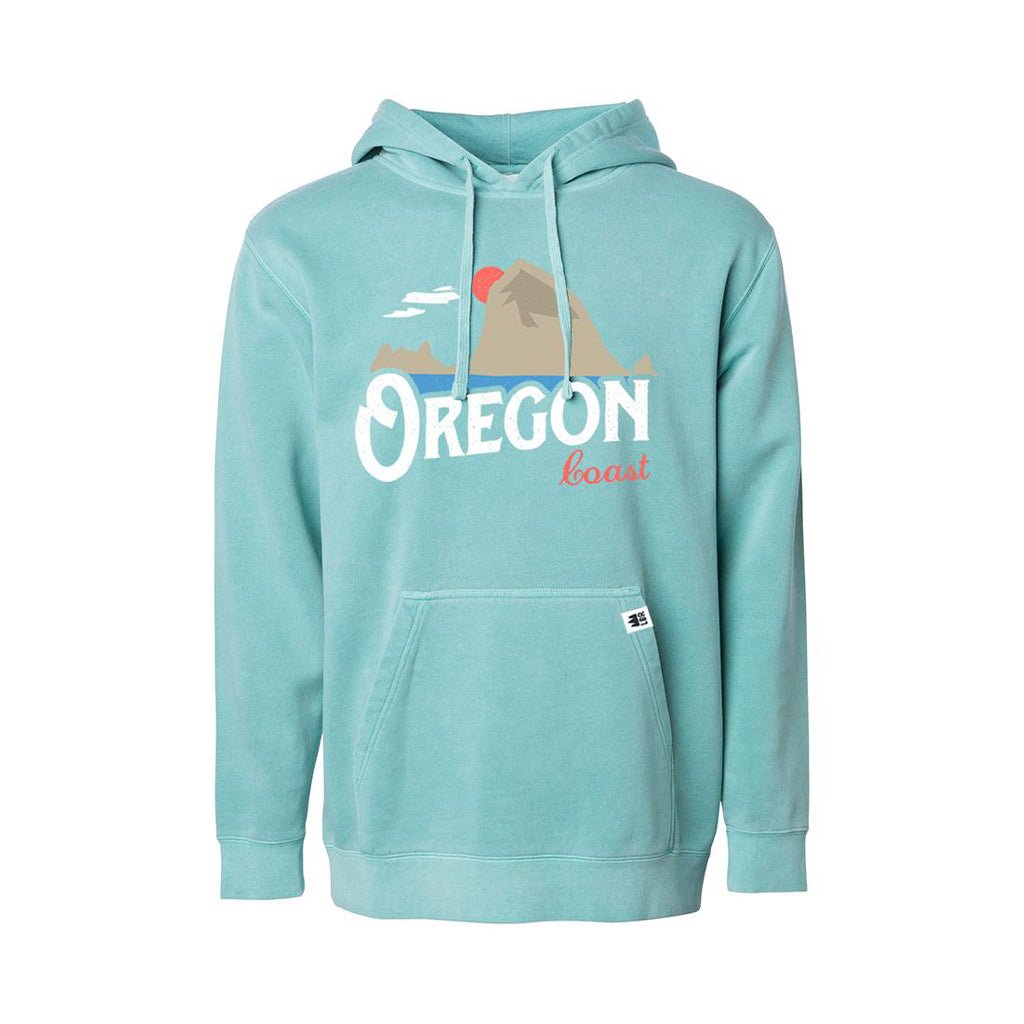 Oregon Coast Vintage Hoodie - Unisex Hoodies - Hello From Portland