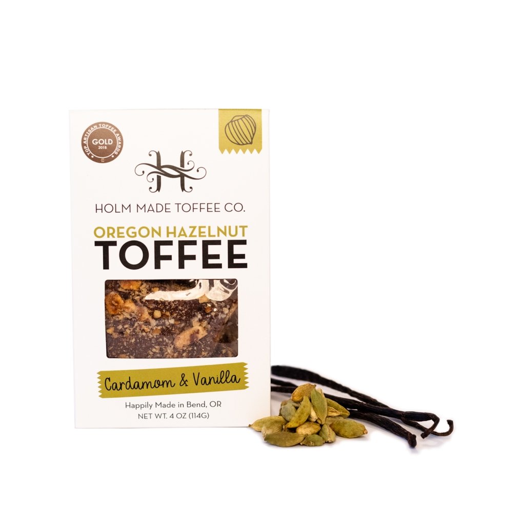 Oregon Hazelnut Toffee, Cardamom &amp; Vanilla - Edibles - Hello From Portland