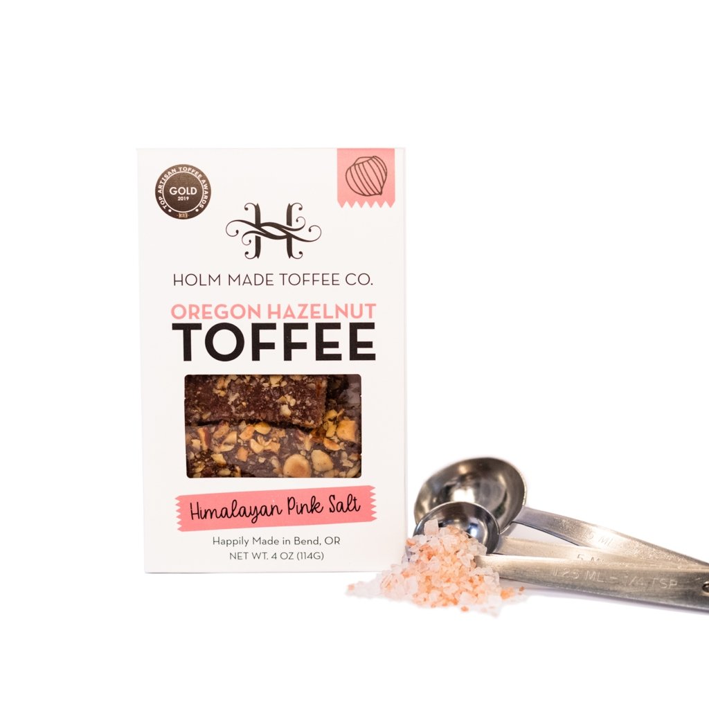 Oregon Hazelnut Toffee, Himalayan Pink Salt - Edibles - Hello From Portland