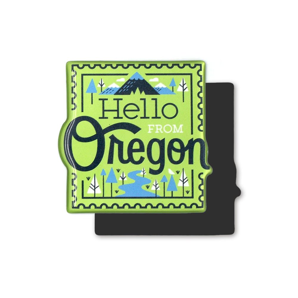 Oregon Stamp Magnet - Magnets - Hello From Portland