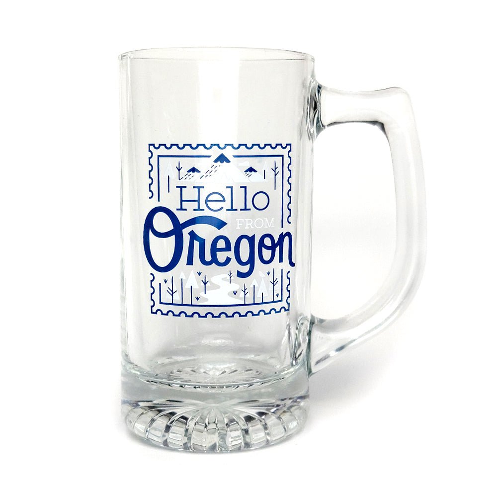 Oregon Stamp Stein - Drinkware - Hello From Portland