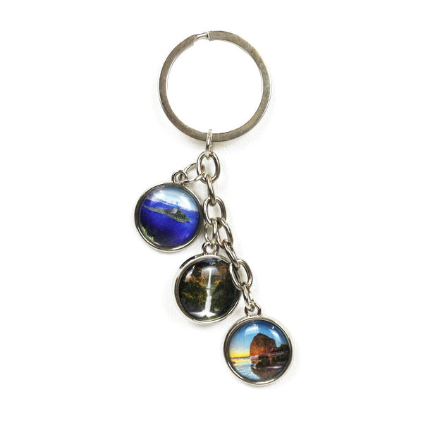 Oregon Waters Charm Keychain | Portland Oregon Souvenirs & Gifts ...