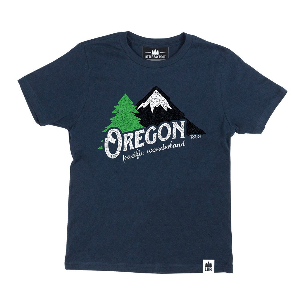 Pacific Wonderland Vintage Youth Tee - Tshirt: Youth - Hello From Portland