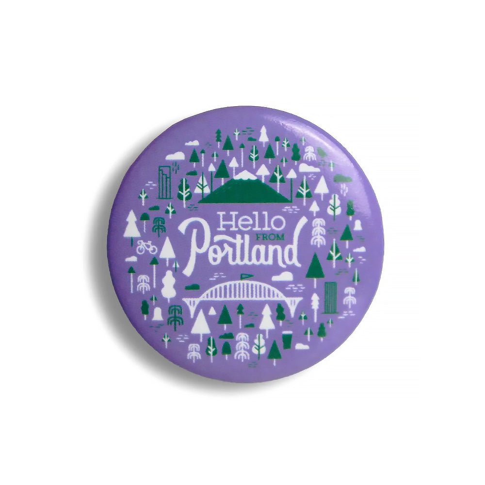 Portland Burst Button - Buttons - Hello From Portland