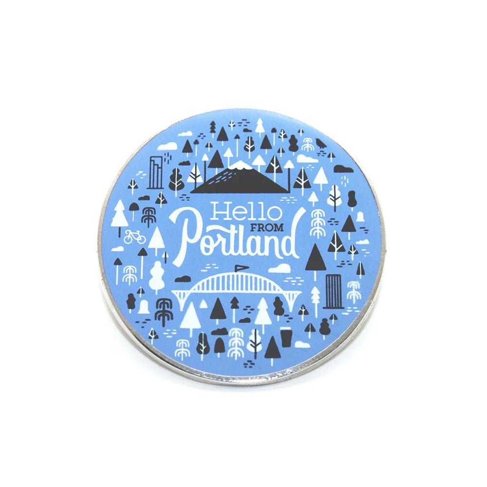 Portland Burst Enamel Pin - Enamel Pins - Hello From Portland