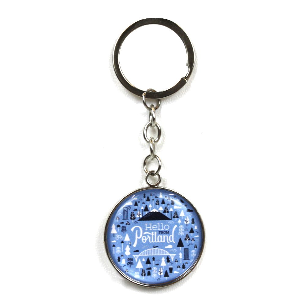 Portland Burst Keychain - Keychains - Hello From Portland
