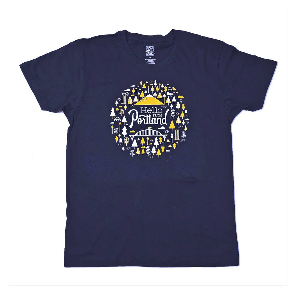 Portland Burst Tee - Unisex Tees - Hello From Portland
