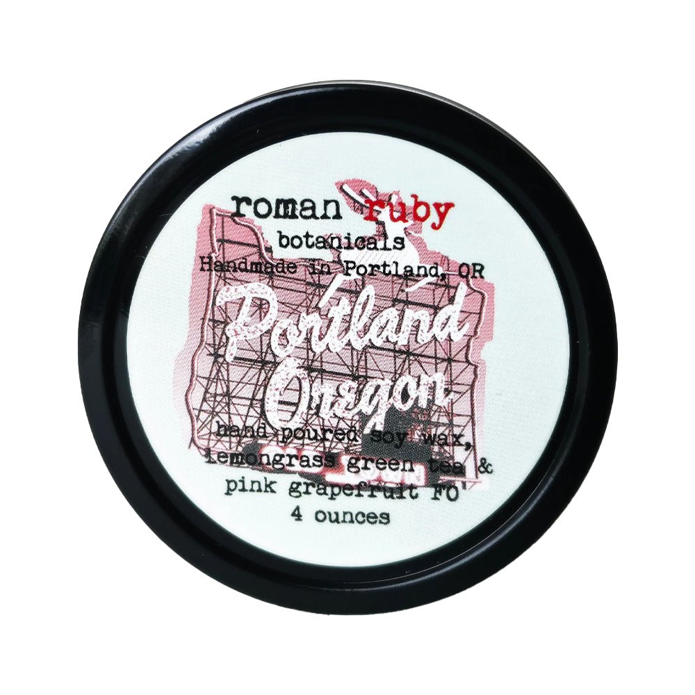 Portland OR Stag Sign Roman Ruby Candle - Candles - Hello From Portland