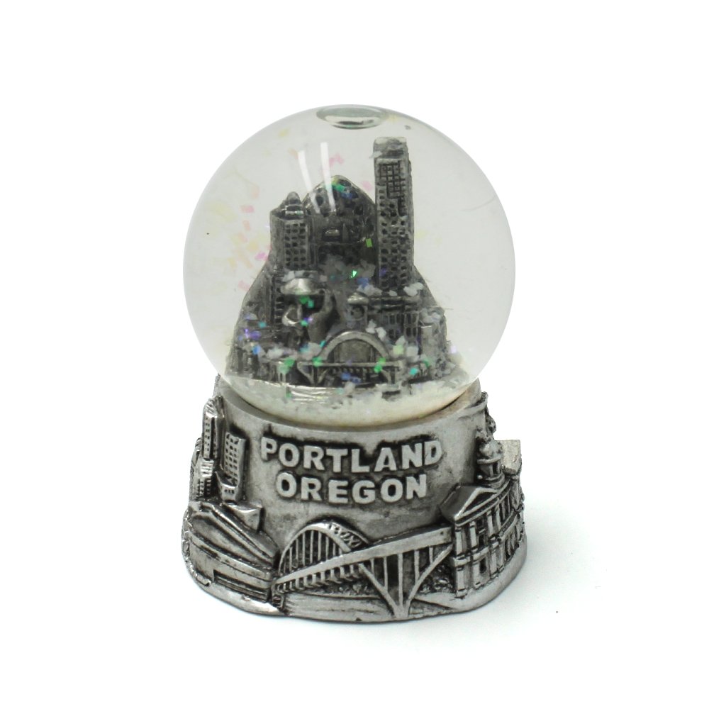 Portland Pewter Snowglobe - Gifts - Hello From Portland