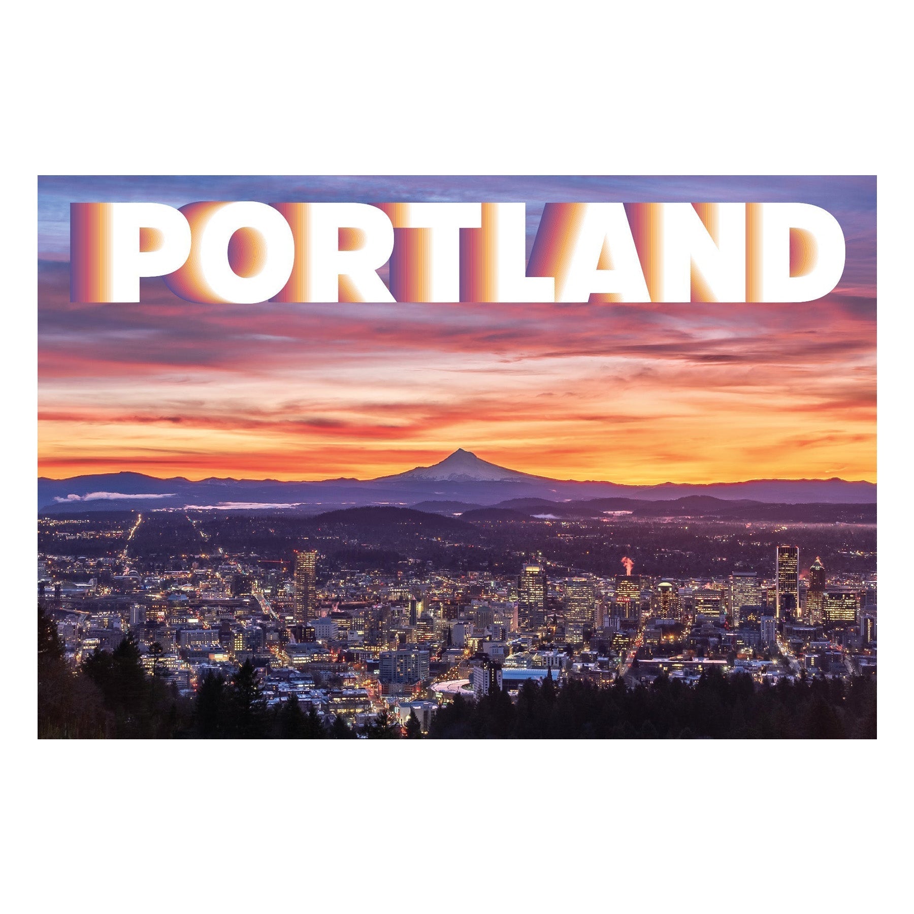 Portland Sunrise Postcard - Postcards - Hello From Portland