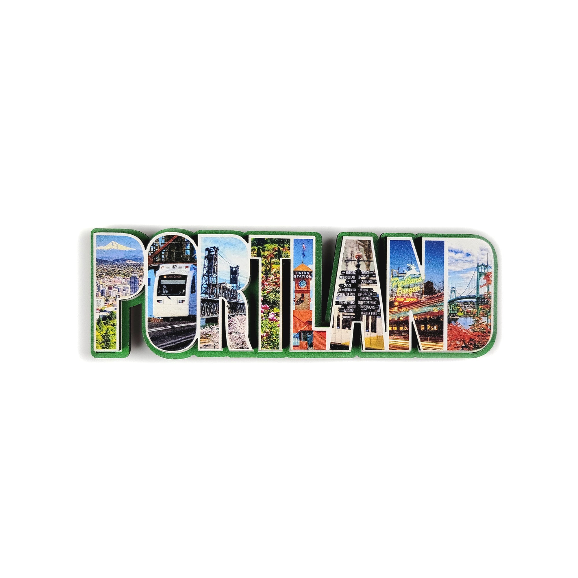 Portland Wood Magnet - Magnets - Hello From Portland
