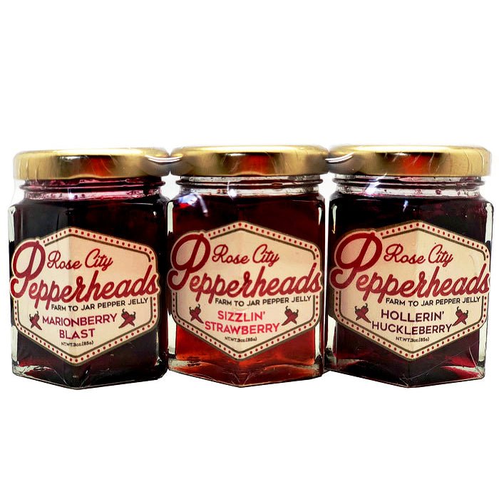 Rose City Pepperhead&#39;s Mini Berry Trio Pack - Hello From Portland
