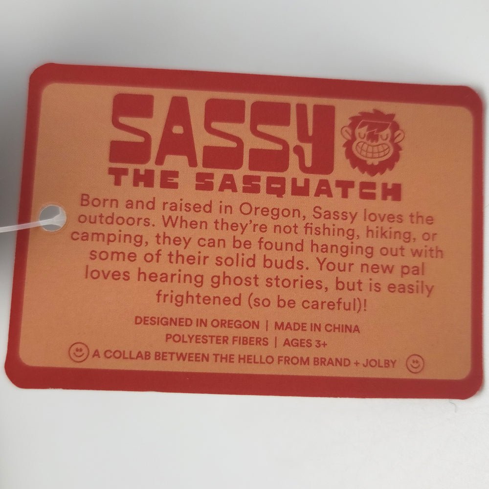 Sassy The Sasquatch Plushie 12" - Plushie - Hello From Portland