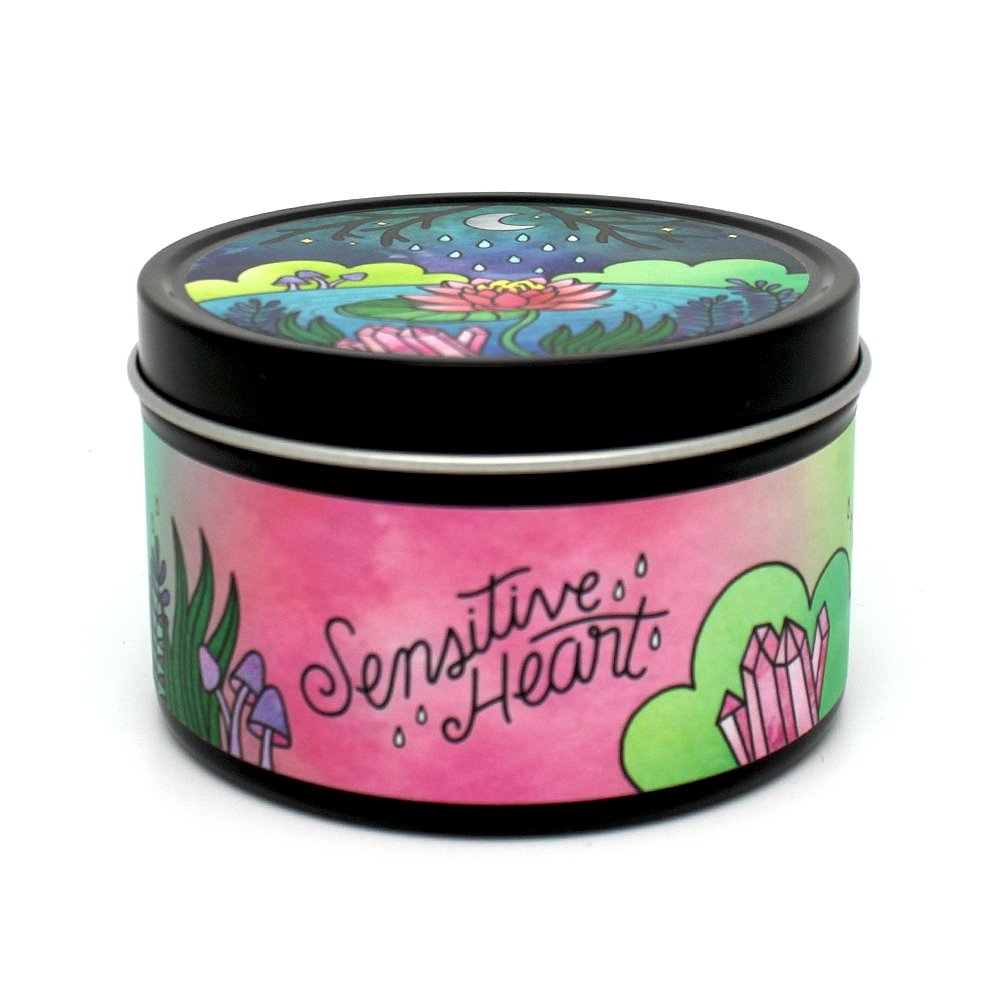 Sensitive Heart Candle - Hello From Portland
