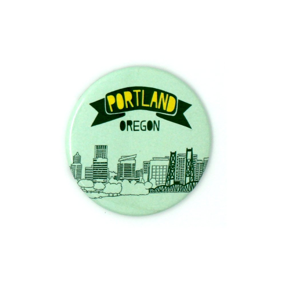 Skyline Magnet - Magnet - Hello From Portland