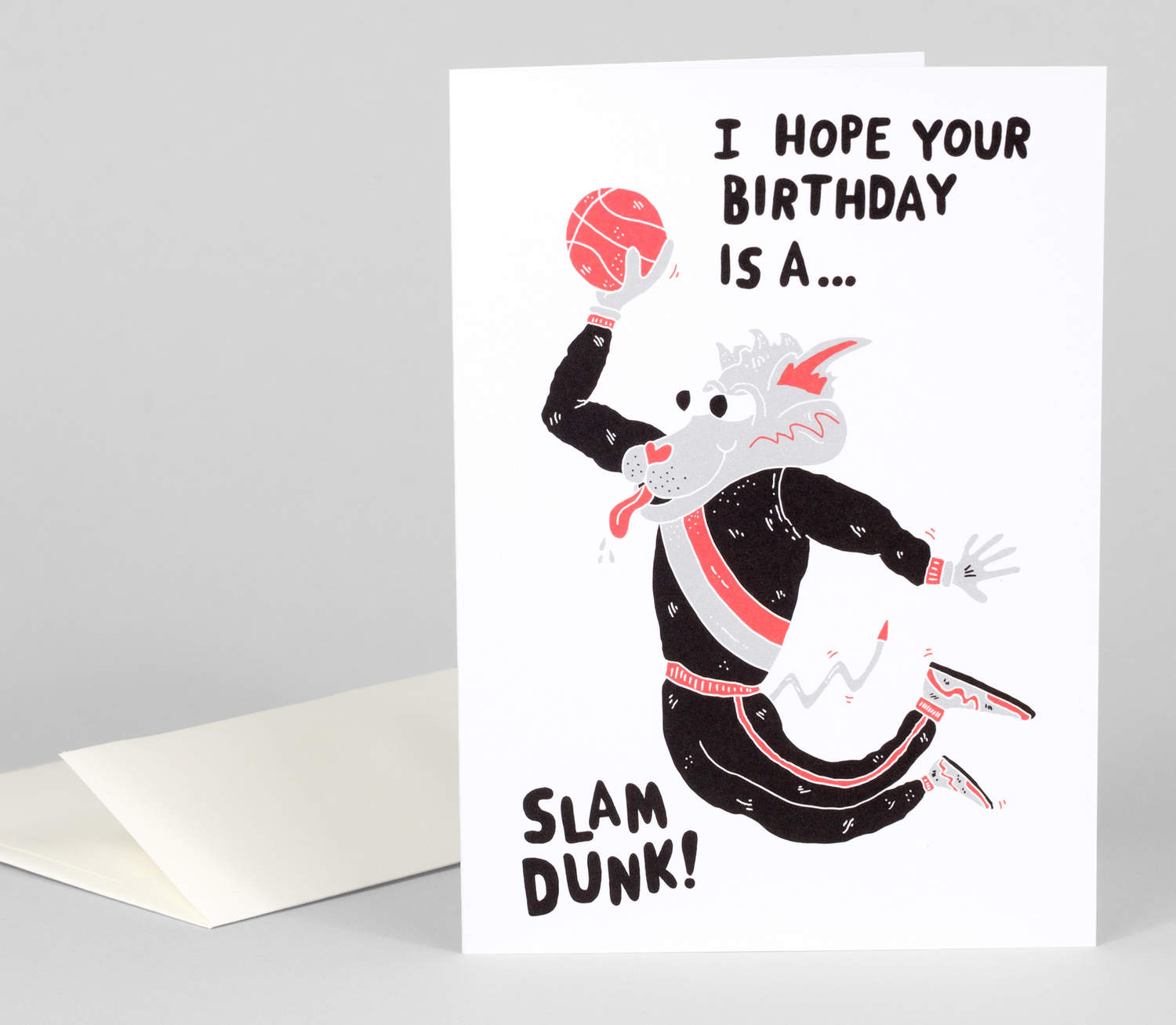 Slam Dunk Birthday - Greeting Cards - Hello From Portland