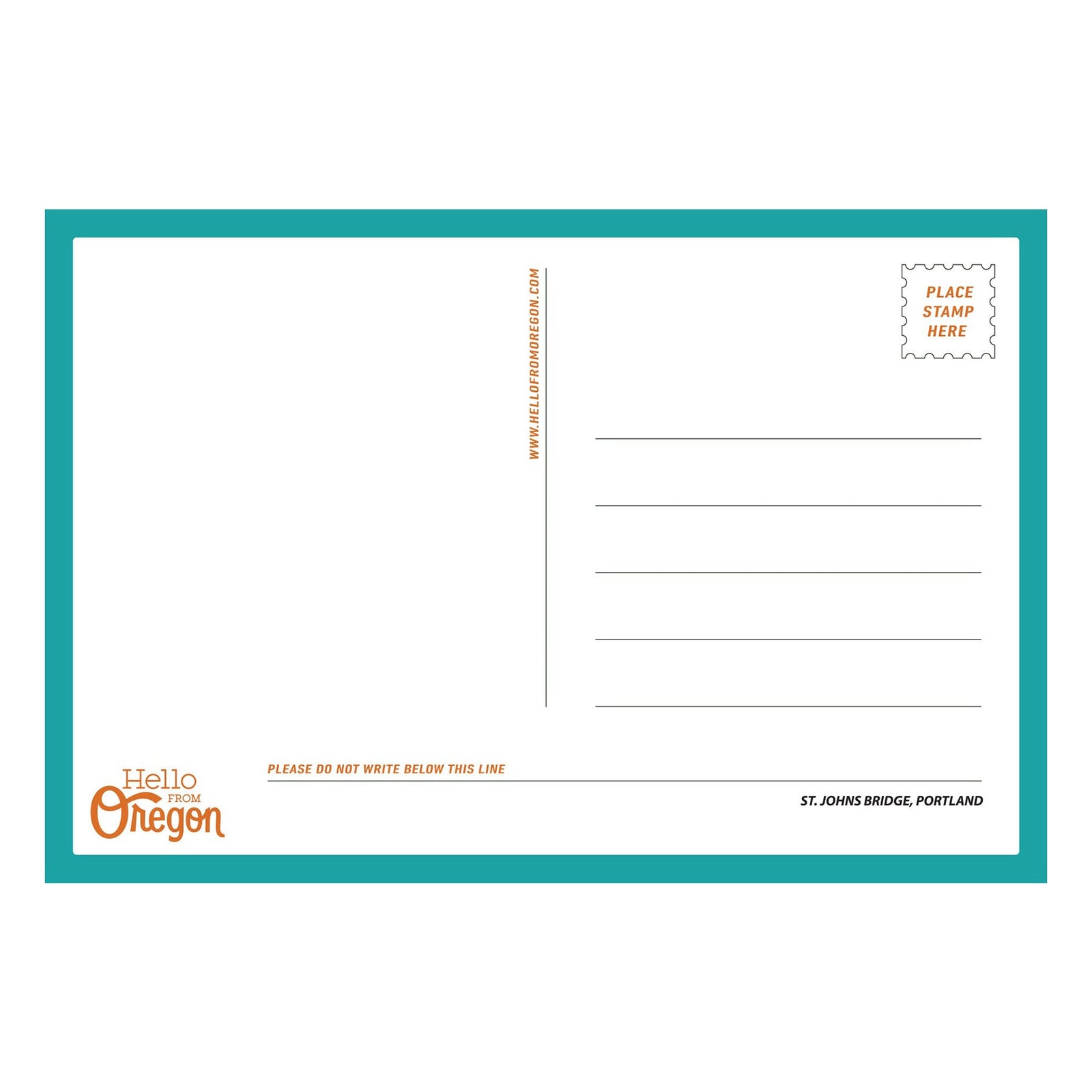 St. Johns Bridge Postcard - Postcards - Hello From Portland