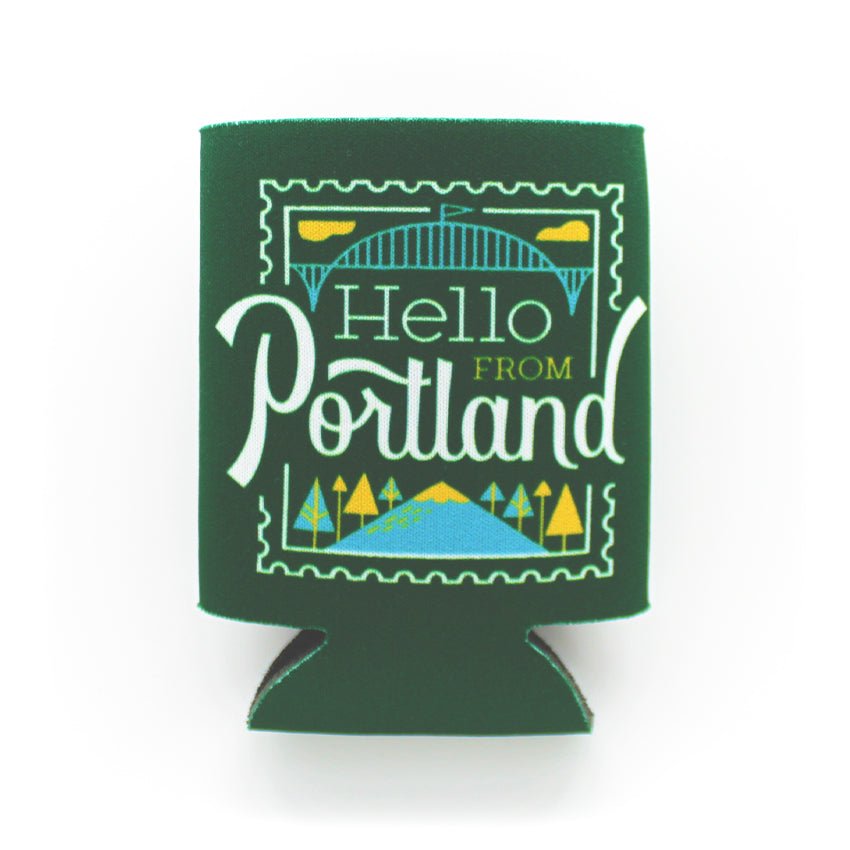 Stamp Koozie - Gifts - Hello From Portland
