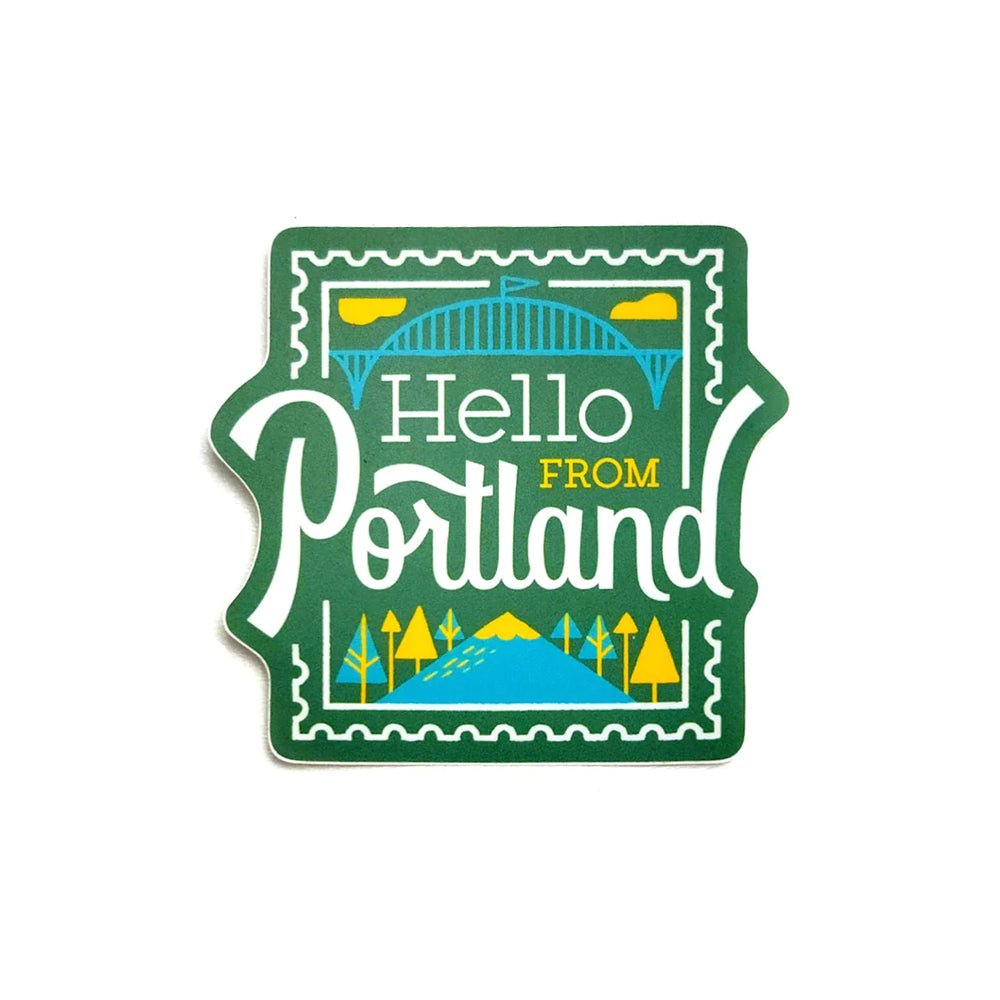 Stamp Sticker - Stickers - Hello From Portland
