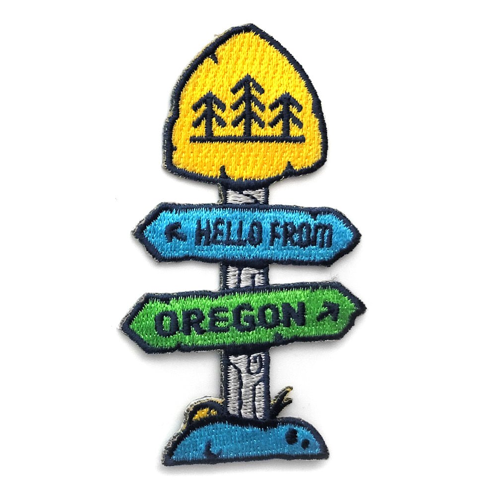 Trail Post Patch - Patches - Hello From Portland