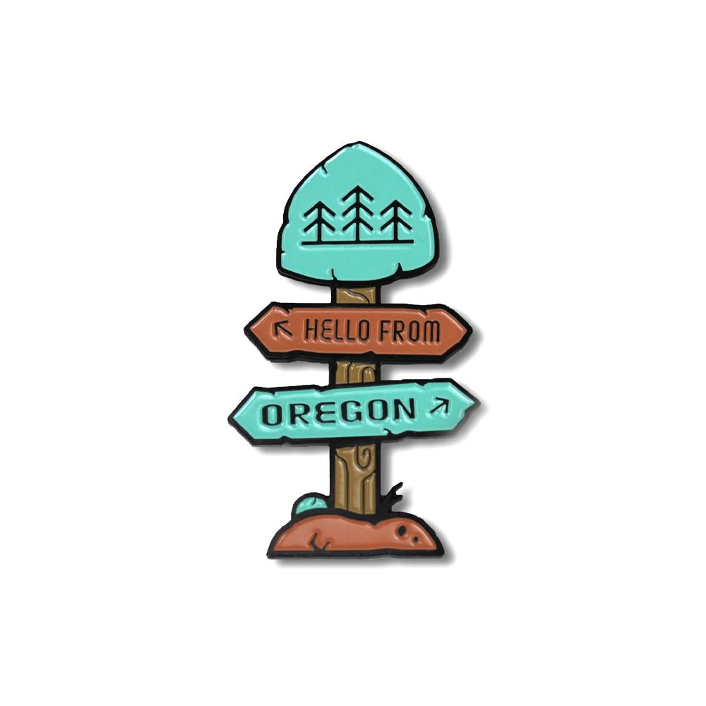 Trail Post Pin - Enamel Pins - Hello From Portland