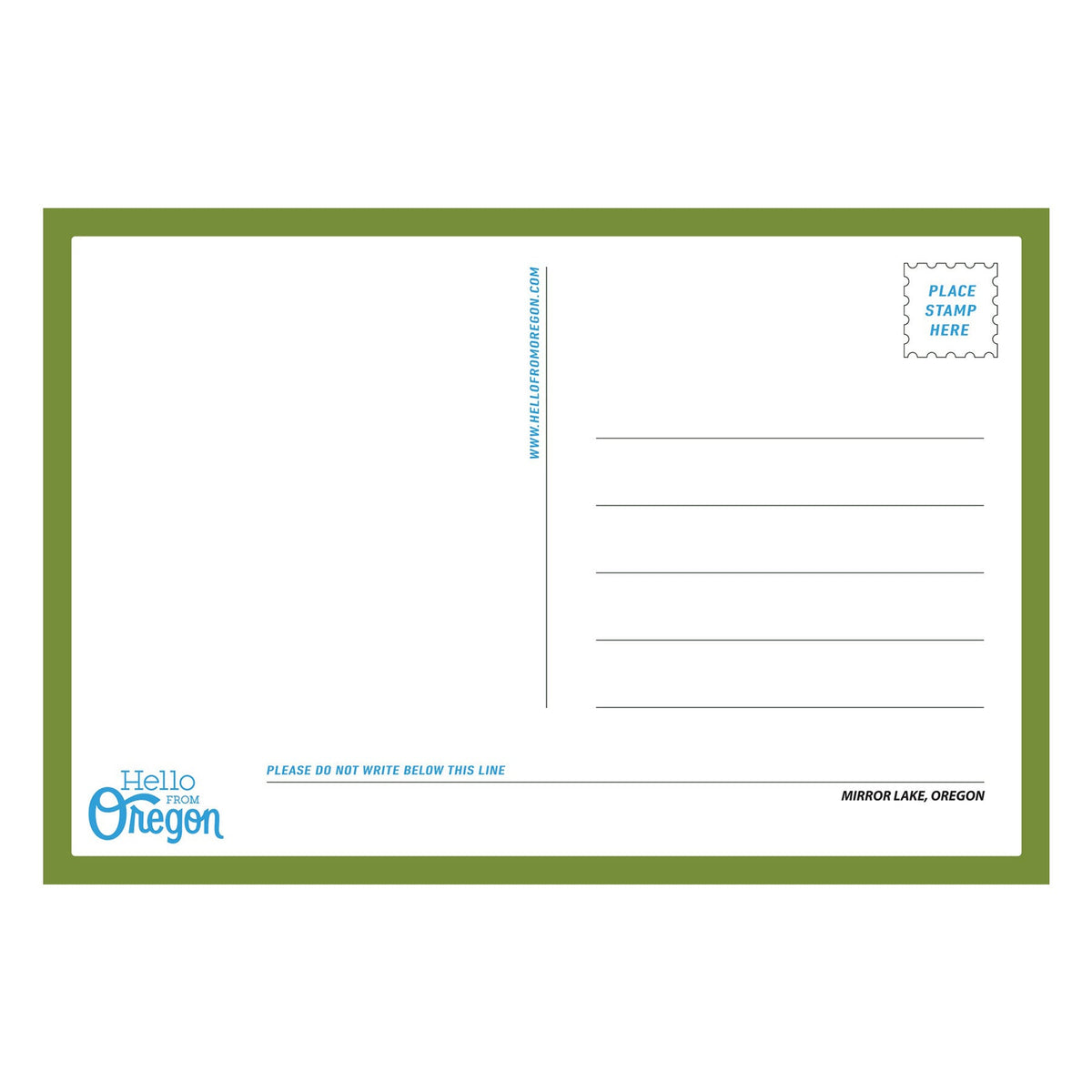 Trillium Lake Postcard - Postcards - Hello From Portland