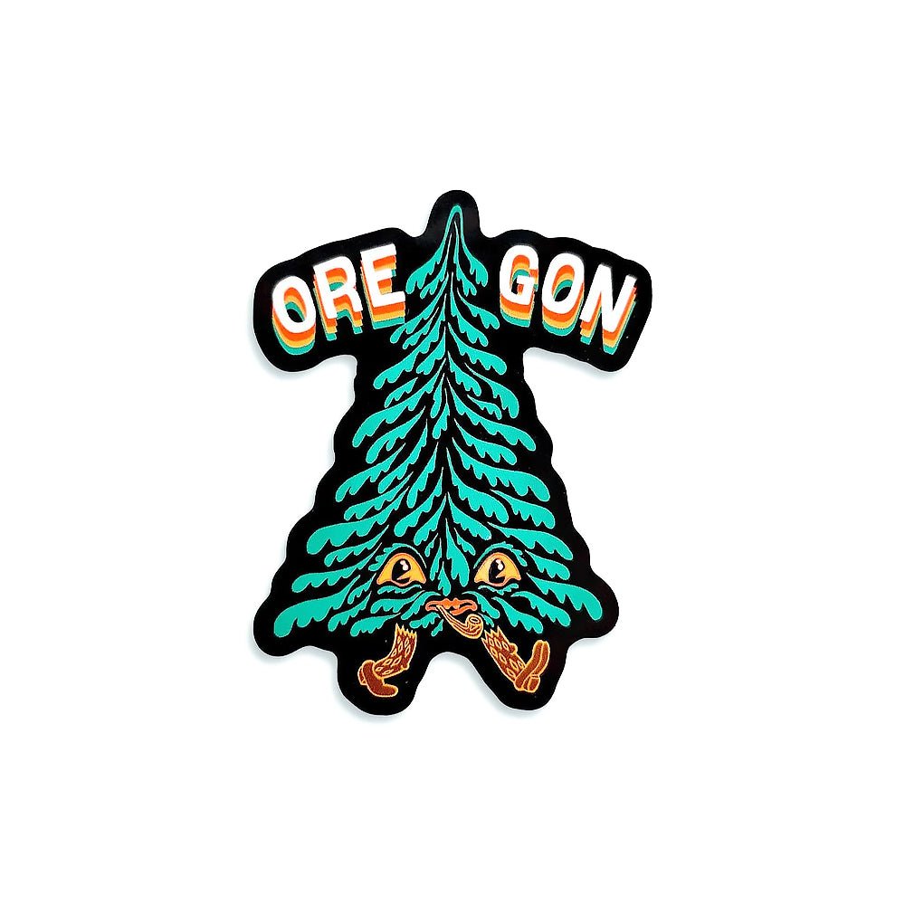 Oregon Stickers Tree Tripper Tree Sticker | Portland Oregon Souvenirs & Gifts - Hello From ...