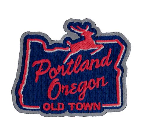 White Stag Patch - Patches - Hello From Portland