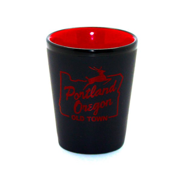 White Stag Shot Glass - Drinkware - Hello From Portland