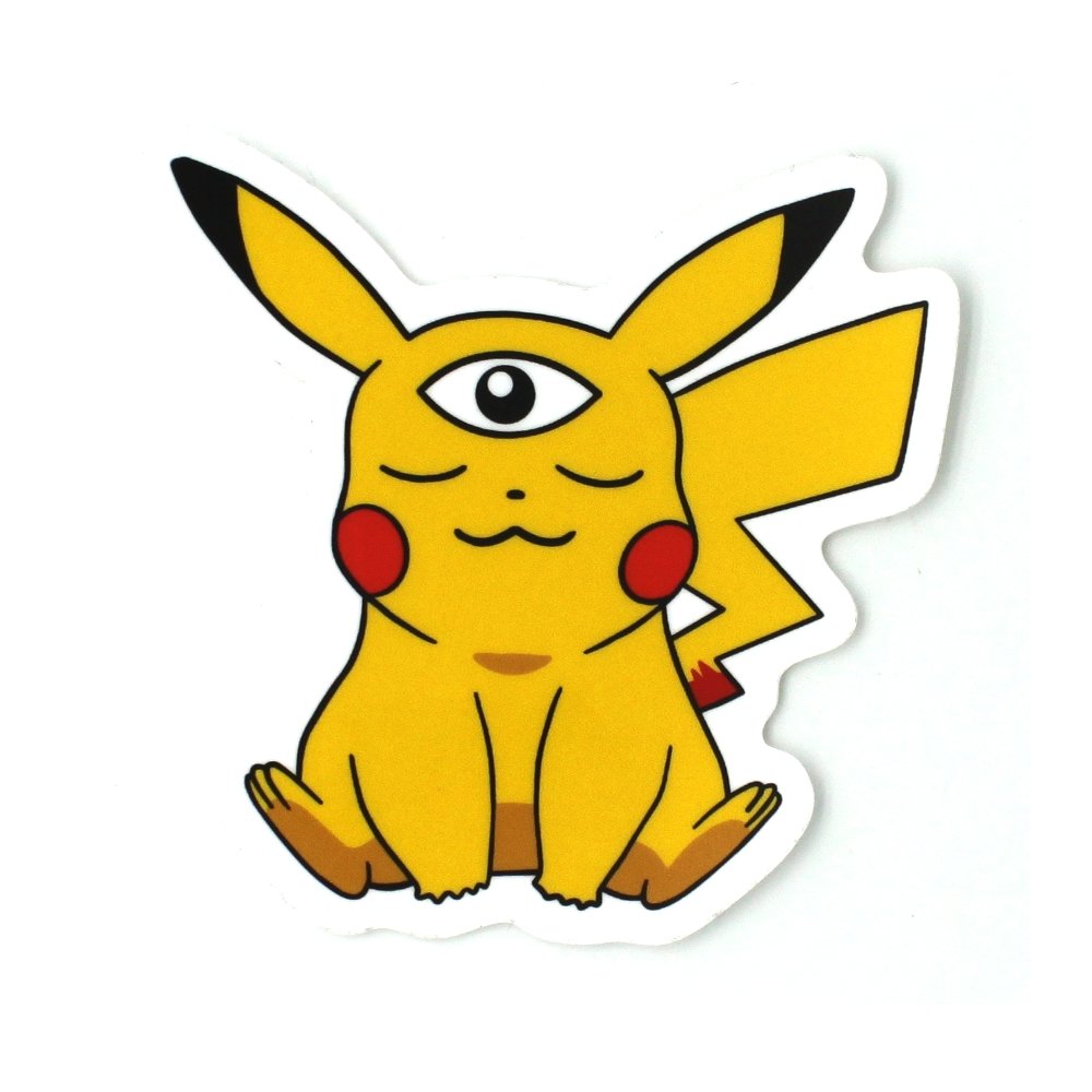 Woke Pikachu Sticker  Portland Oregon Souvenirs & Gifts - Hello